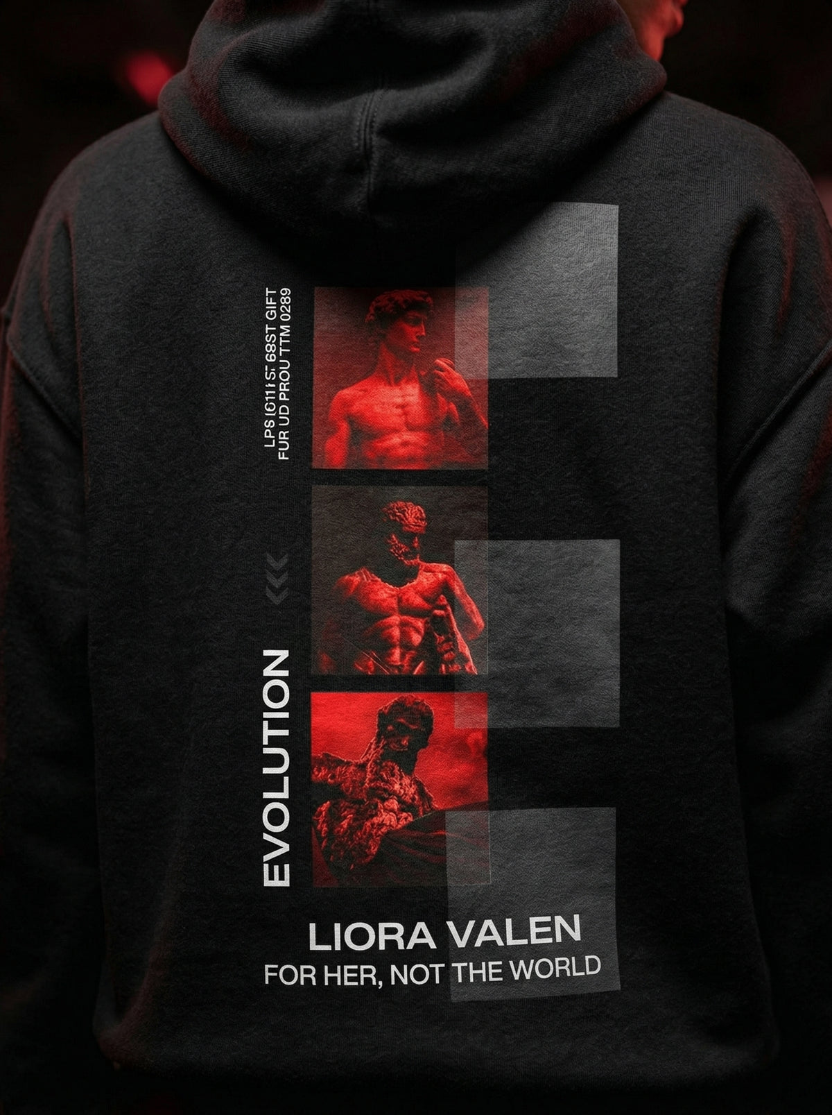 Evolution - Oversize Fleeced Hoodie