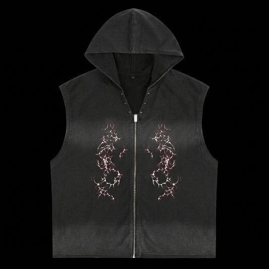 Black Sigil Sleeveless - Hoodie