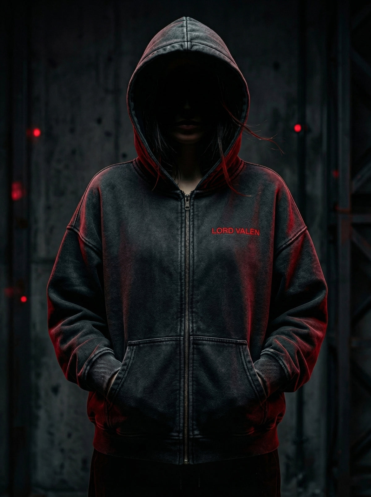 No Light Rave Zip Hoodie